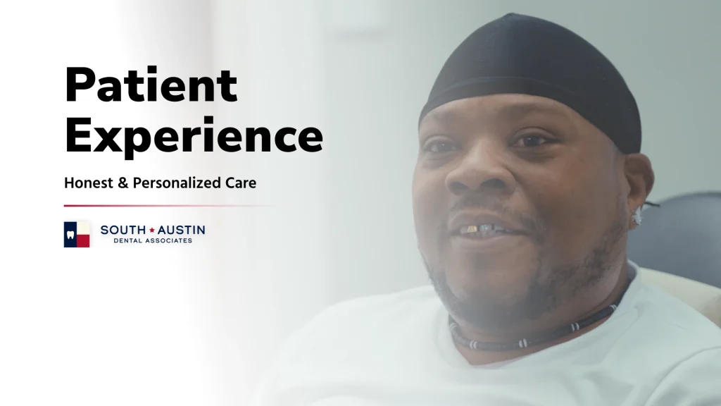 Thumbnail image for a patient testimonial about the honest and personalized dental implant care he's receiving at South Austin Dental Associates.